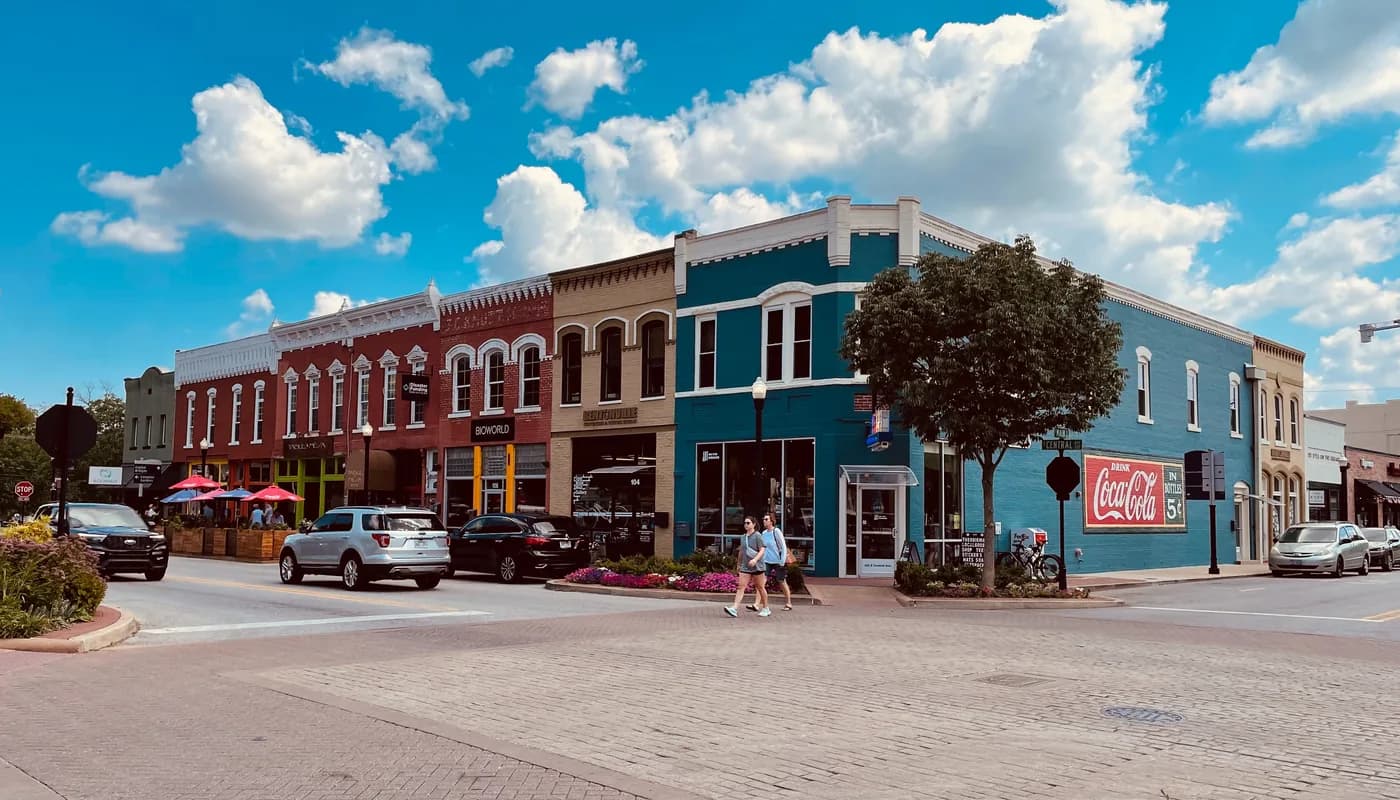 Downtown Bentonville, Arkansas