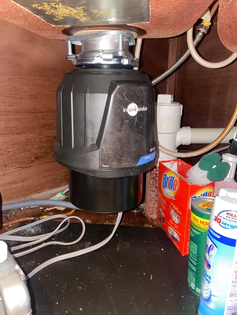 Garbage disposal installation