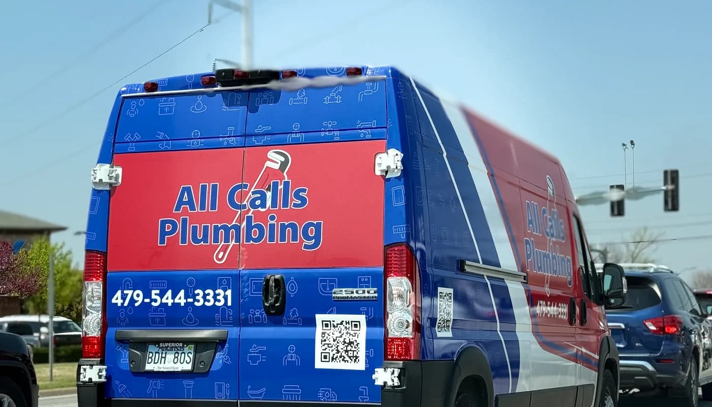 All Calls Plumbing technician at work